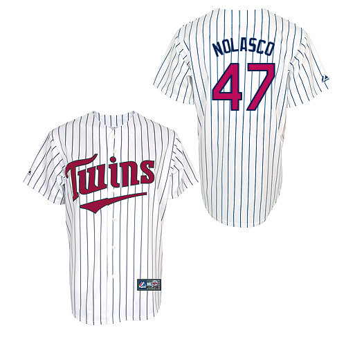 Ricky Nolasco #47 Youth Baseball Jersey-Minnesota Twins Authentic 2014 ALL Star Alternate 3 White Cool Base MLB Jersey